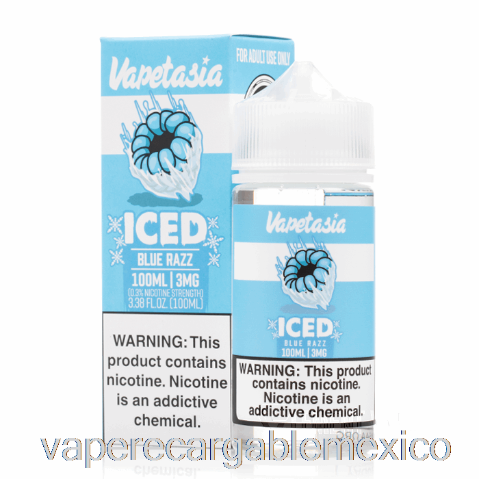 Vape Recargable Iced Blue Razz - Vapetasia - 100ml 3mg